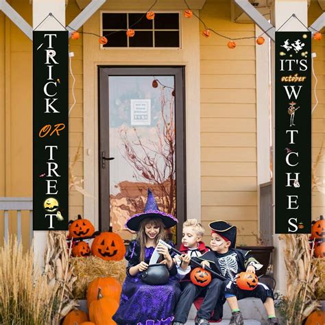 Hauntingly beautiful: Radiant pumpkins with witch hats add a touch of elegance to your Halloween display